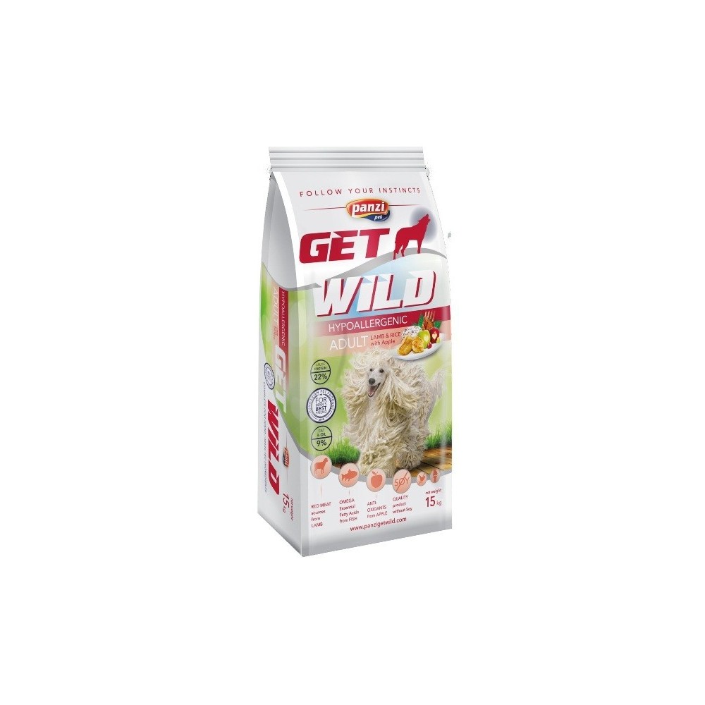 GetWild Adult Hypoallergenic Lamb & Rice