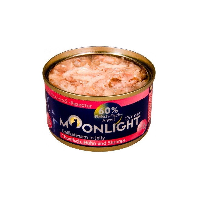 Moonlight Dinner nr 6 Tuńczyk Kura Krewetki 80 g