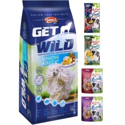 GetWild Sensitive Adult 15 kg + 4 gratisy