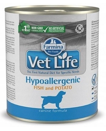 Farmina Dog Vet Life Hypoallergenic Fish & Potato Puszka 6 X 300 g