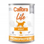 Calibra Life Dog Monoprotein Turkey Puszka 400 g