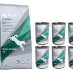 Trovet Dog WRD Weight/Diabetic 3kg +6puszek WRD 400g  nadw. cukrz. psy