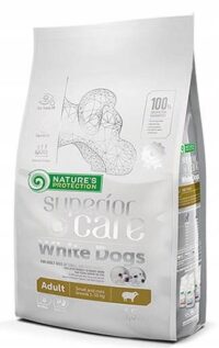 Nature's Protection Superior White Small Dog 1,5kg - Żółty