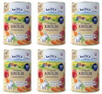 Baltica Królik z Marchewką Karma Mokra 6 x 400 g