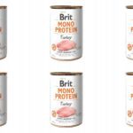 Brit Mono Protein Turkey Indyk Puszka 6 x 400 g