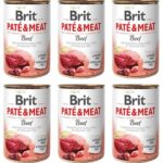 Brit Pate&Meat Dog Beef Wołowina 6 x 400 g
