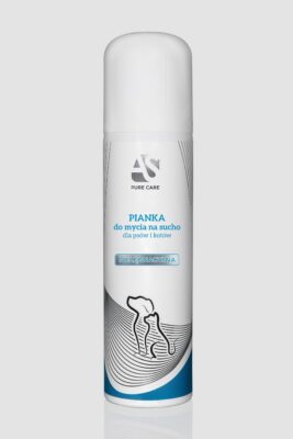 AS PURE CARE PIANKA Do mycia na sucho pies/kot 150 ml.