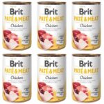 Brit Pate & Meat Dog Chicken Kurczak 6 x 400 g