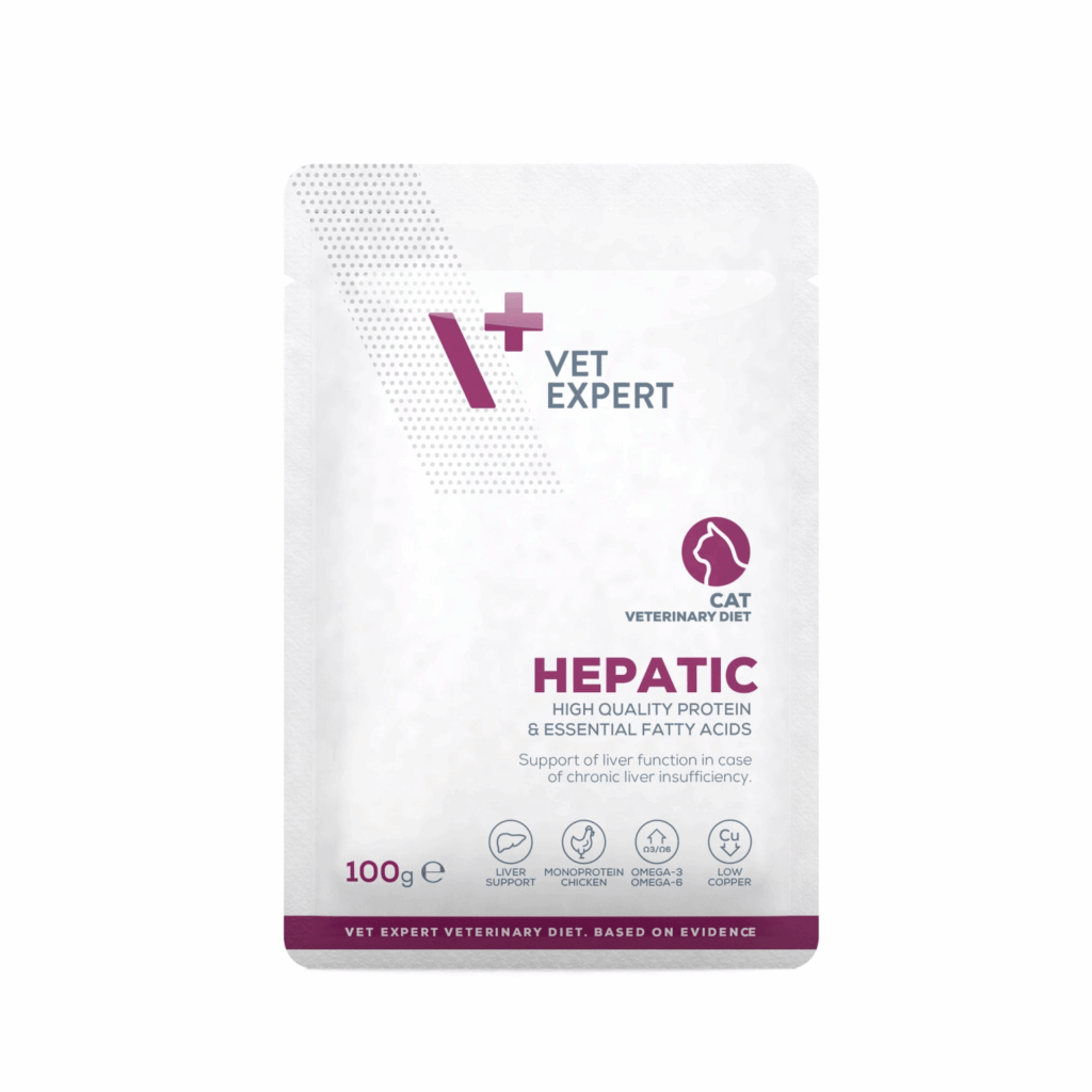 4T VetExpert Cat Hepatic saszetka 100 g mokra karma wątrobowa dla kotów