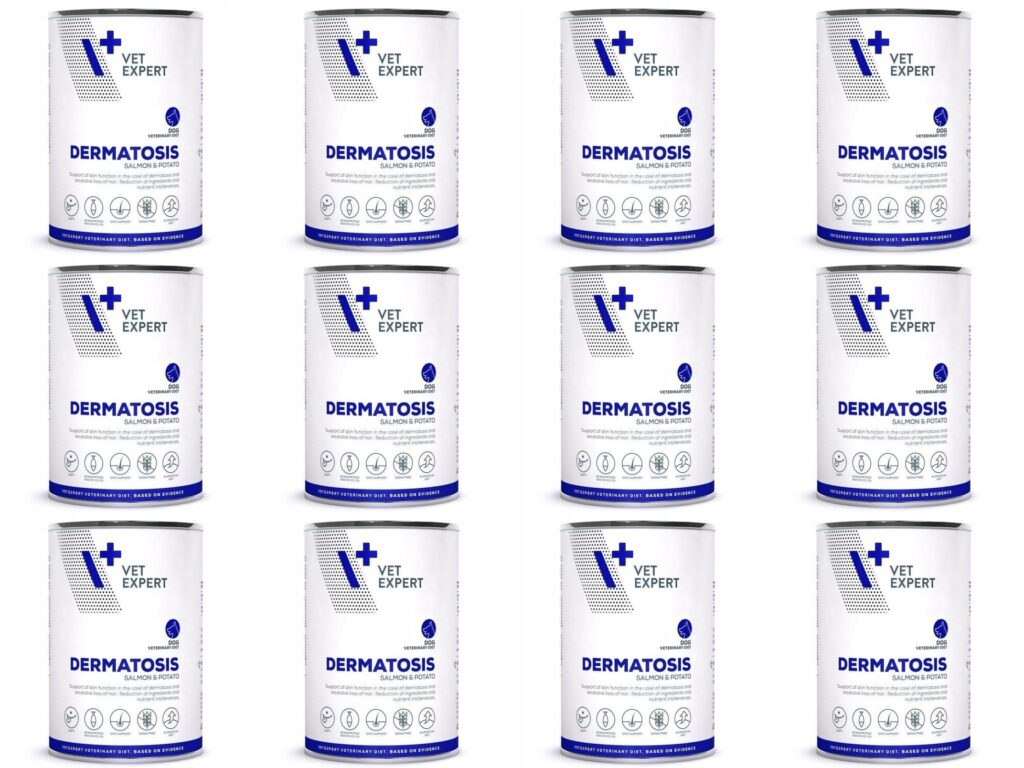 4t VetExpert Dermatosis Salmon&Potato 12 x 400g