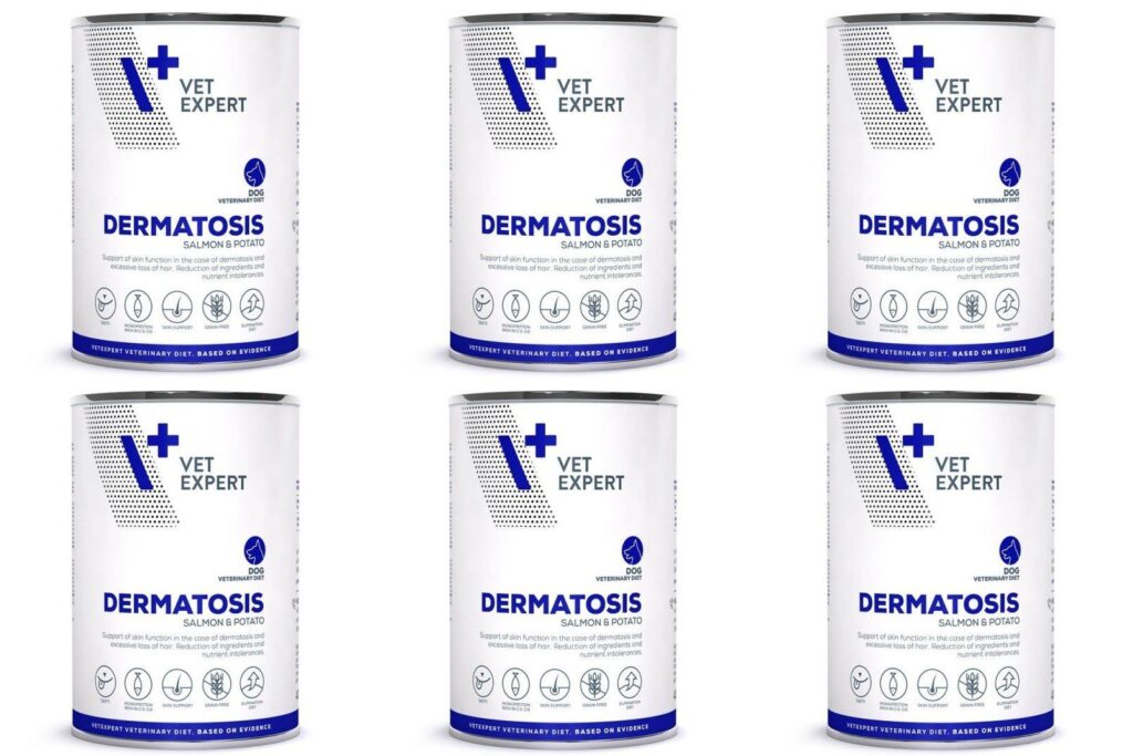 4t VetExpert Dermatosis Salmon&Potato 6 x 400g