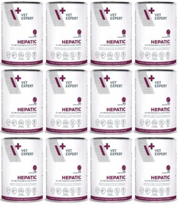 4T VetExpert Dog Hepatic puszki 12 x 400 g