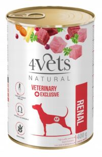4VETS Dog Renal 400g – puszka, niewydolność nerek