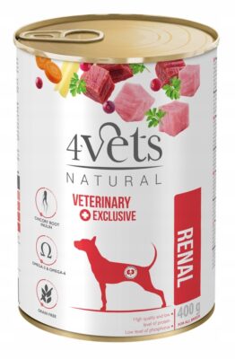 4VETS Dog Renal 400g - puszka, niewydolność nerek