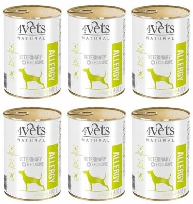 4Vets Natural Dog Allergy 6 x 400 g
