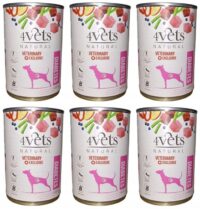 4Vets Natural Dog Diabetes Obesity 6 x 400 g