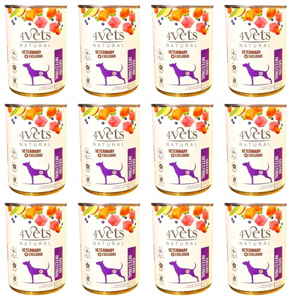 4Vets Natural Dog Gastro Intestinal 12 x 400g