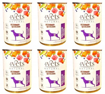 4Vets Natural Dog Gastro Intestinal 6 x 400 g