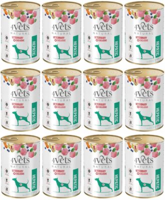 4Vets Natural Dog Hepatic 12 x 400 g