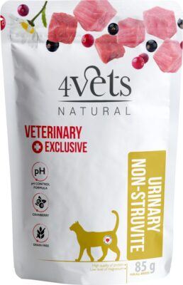 4VETS Natural URINARY NON STRUVITE na drogi moczowe dla kota 85g
