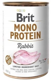 Brit Mono Protein Rabbit Królik 12 x 400 g