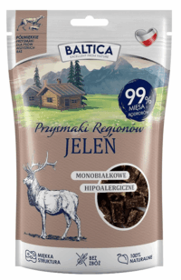 Baltica Półmiękkie Przysmaki Dla Psa Jeleń 80g
