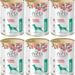 4Vets Natural Dog Hepatic 6 x 400 g mokra dieta wątrobowa dla psów Indyk