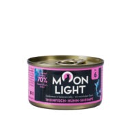 Moonlight Dinner nr 6 Tuńczyk Kura Krewetki 80g pyszna mokra karma dla kota