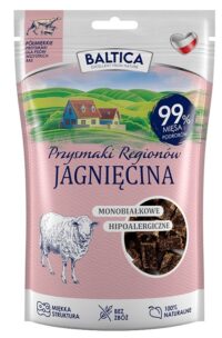 Baltica Półmiękkie Przysmaki Dla Psa Jagnięcina 80g