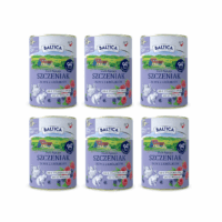 Baltica Szczeniak Indyk z Królikiem Karma Mokra 6×400 g