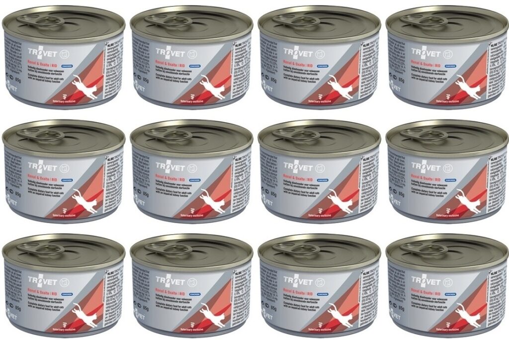 Trovet Cat RID Renal & Oxalate CHICKEN pusz.12x100g dieta nerkowa dla kotów