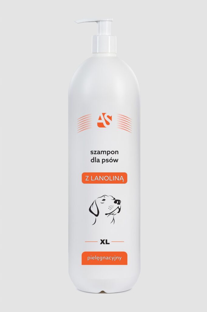 AS PROFESSIONAL Szampon dla Psów Elastyczność z LANOLINĄ 1000 ml