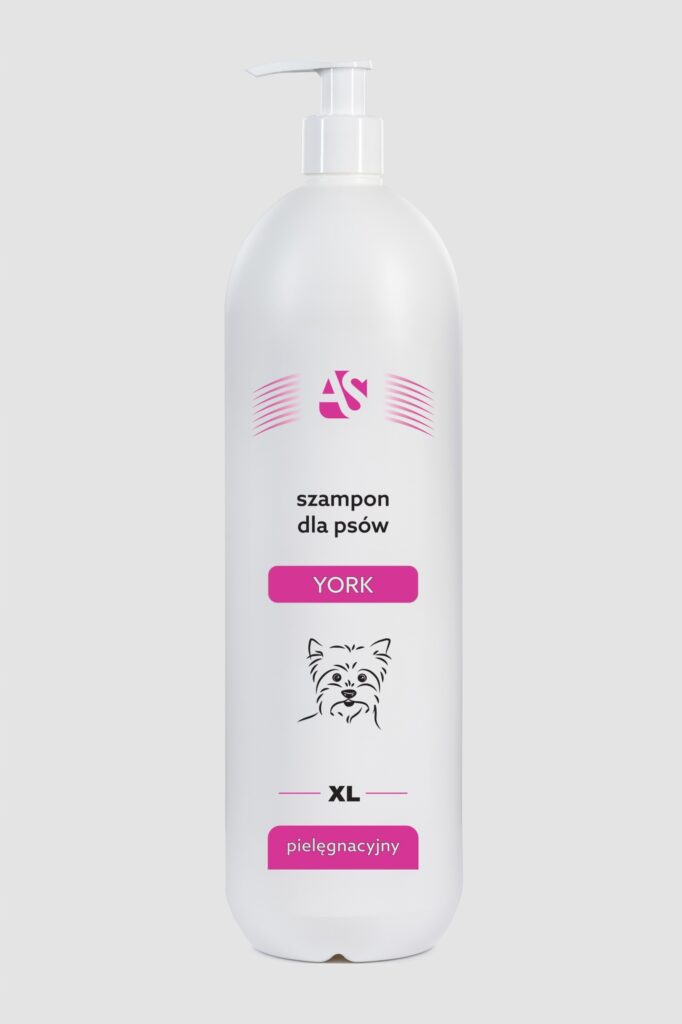 AS PROFESSIONAL Szampon Pielęgnacyjny dla Psów z Włosami YORK 1000 ml