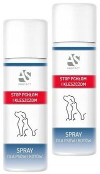 AS Protect Spray Ziołowy 400ml  /2 x 200 ml/ – STOP pchłom i kleszczom