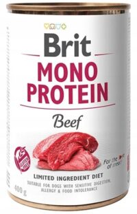 Brit Mono Protein Beef Wołowina Puszka 12 x 400 g