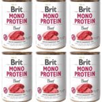 Brit Mono Protein Beef Wołowina Puszka 6 x 400 g