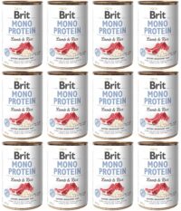 Brit Mono Protein Lamb & Rice Puszka 12 x 400g