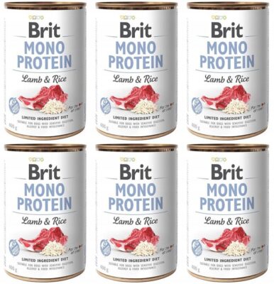 Brit Mono Protein Lamb & Rice Puszka 6 x 400g