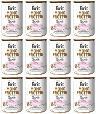Brit Mono Protein Rabbit Królik 12 x 400 g