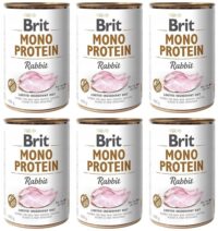 Brit Mono Protein Rabbit Królik 6 x 400 g