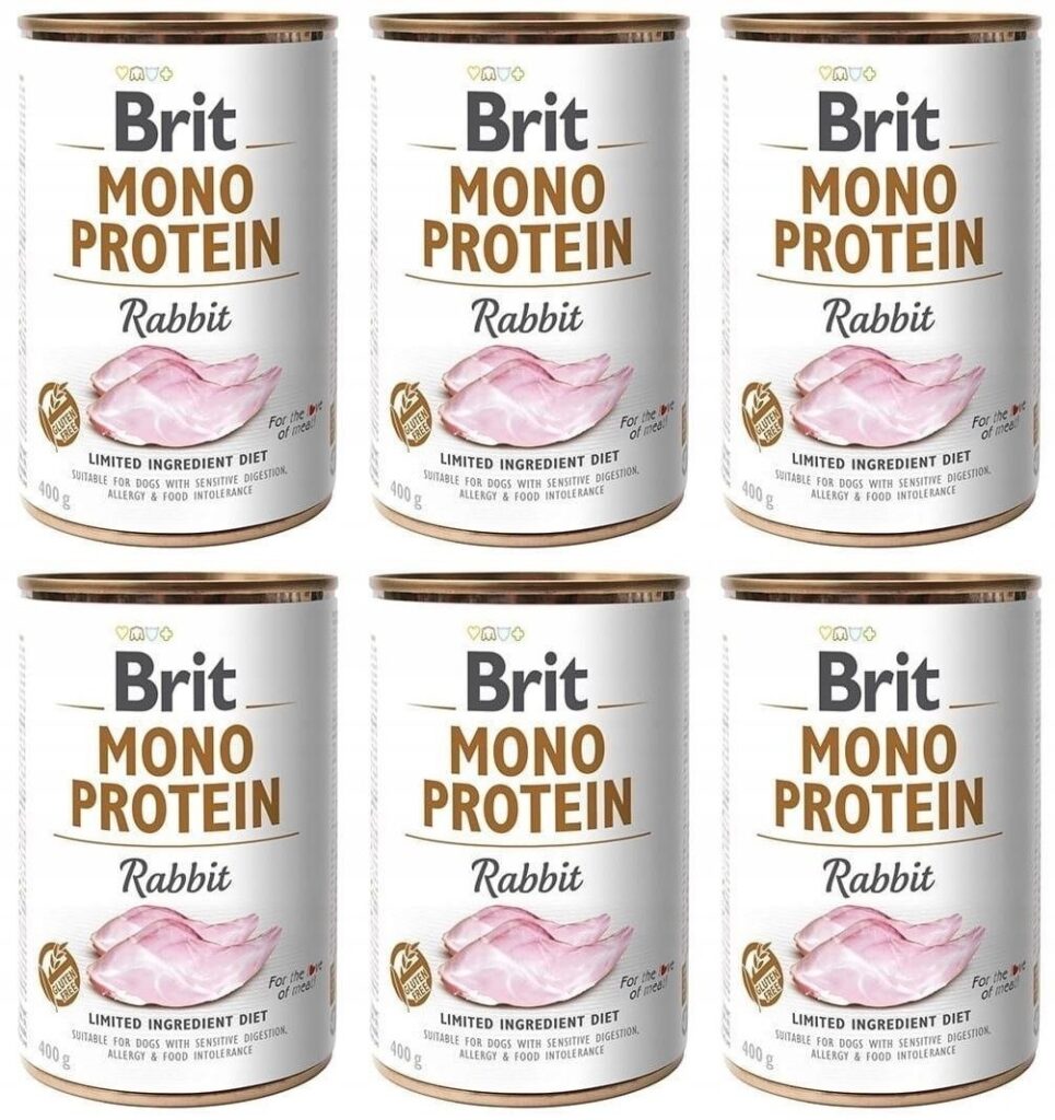 Brit Mono Protein Rabbit Królik 6 x 400 g