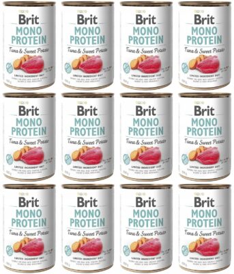 Brit Mono Protein Tuna & Sweet Potato 12x400 g