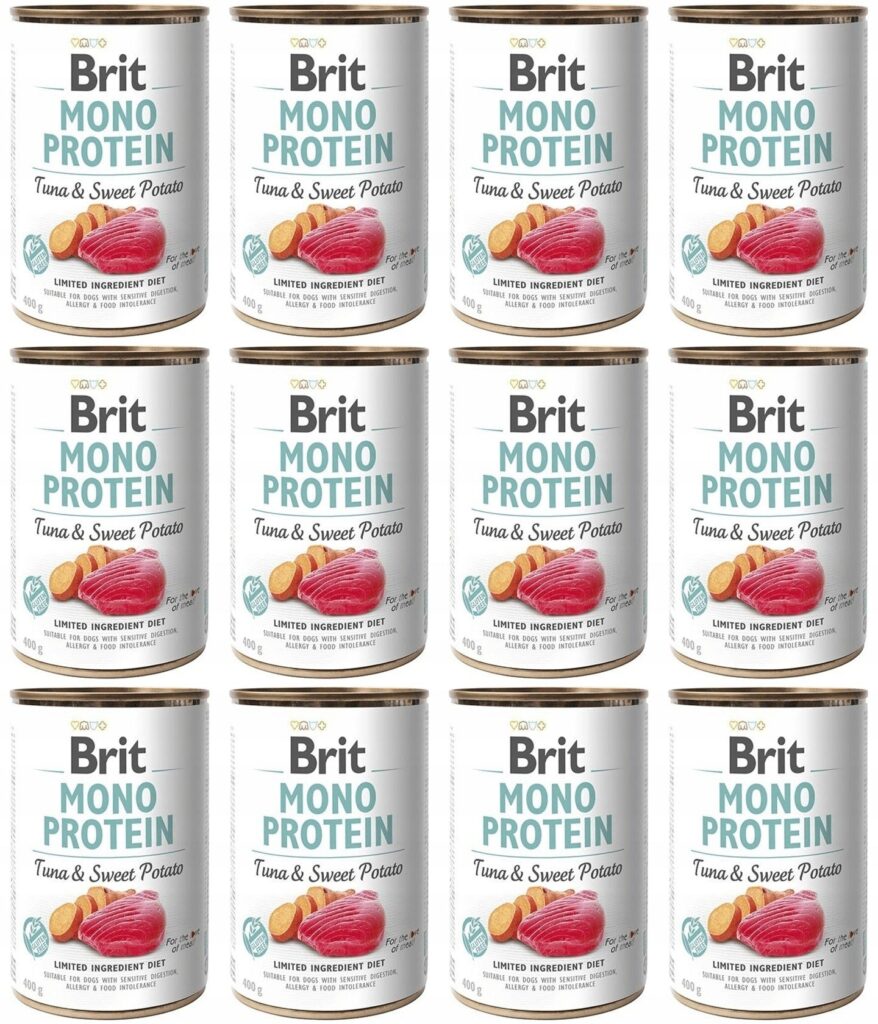 Brit Mono Protein Tuna & Sweet Potato 12x400 g