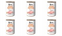 Brit Mono Protein Turkey Indyk Puszka 6 x 400 g