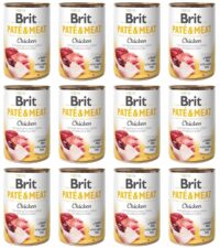 Brit Pate & Meat Dog Chicken Kurczak 12 x 400 g