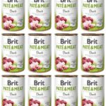 Brit Pate & Meat Duck Kaczka puszki 12 x 400 g mokra karma dla psów