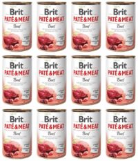 Brit Pate&Meat Dog Beef Wołowina 12 x 400 g