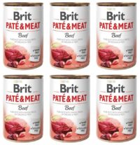 Brit Pate&Meat Dog Beef Wołowina 6 x 400 g