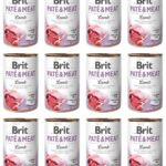 Brit Pate&Meat Dog Lamb Jagnięcina 12 x 400 g
