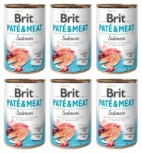 Brit Pate&Meat Dog Salmon  6 x 400 g